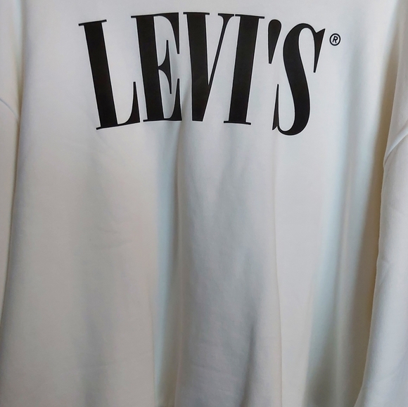 Levi's white sweatershirt, 3x womens - Picture 3 of 3